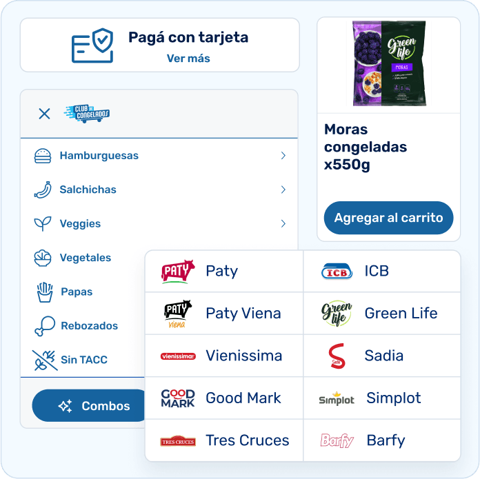 UI kit de Club de Congelados