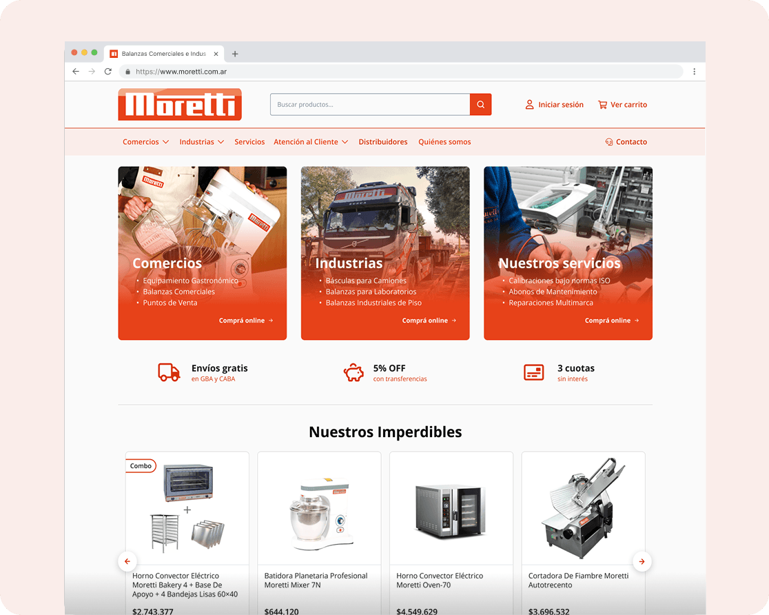 Captura de la plataforma