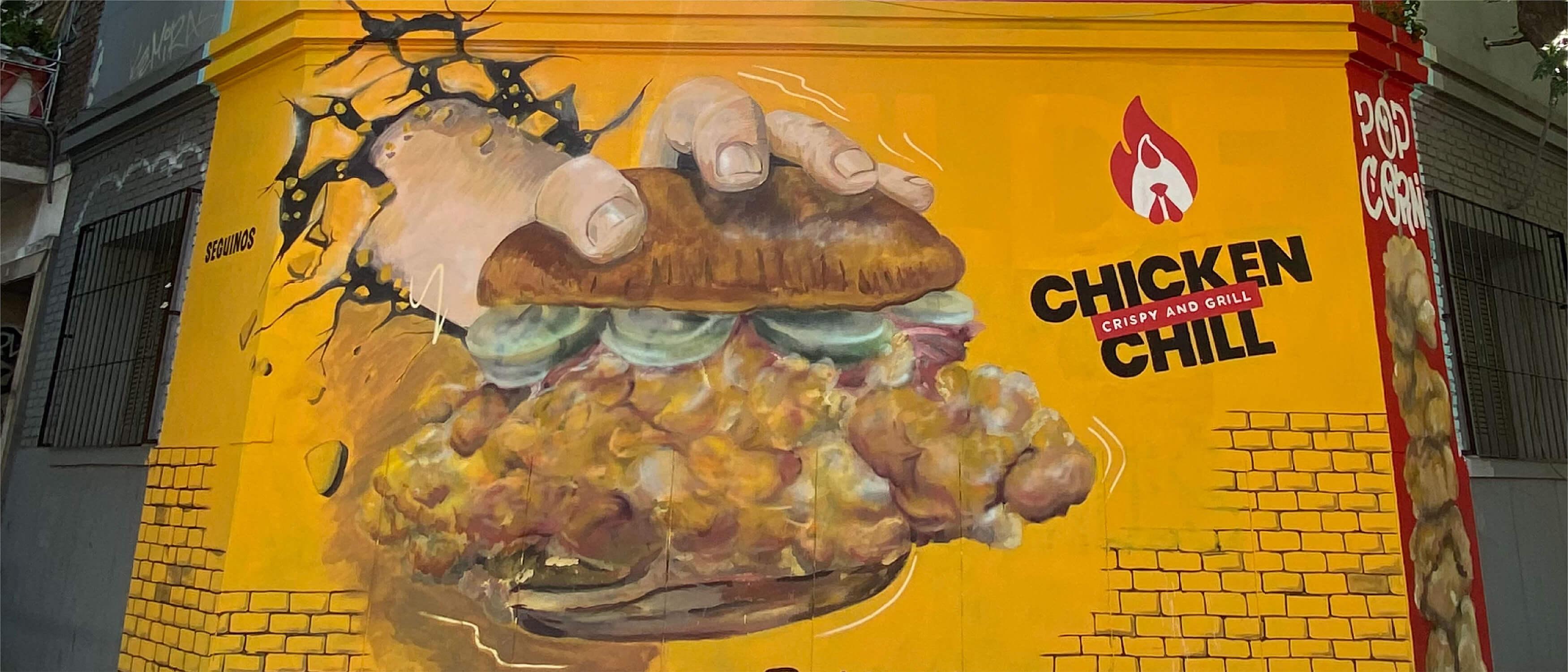 mural de Chicken chill