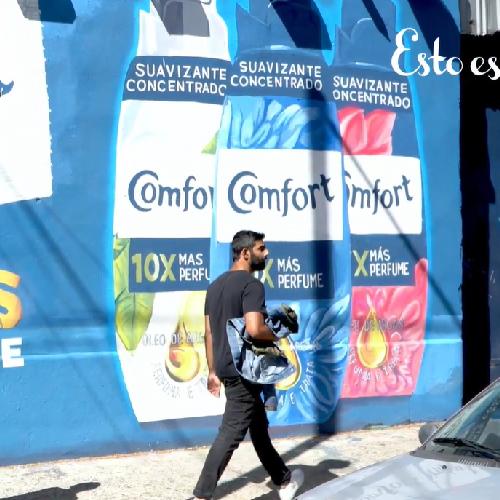Mural Publicitario para Comfort