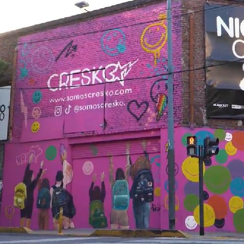 Mural Publicitario para Cresko