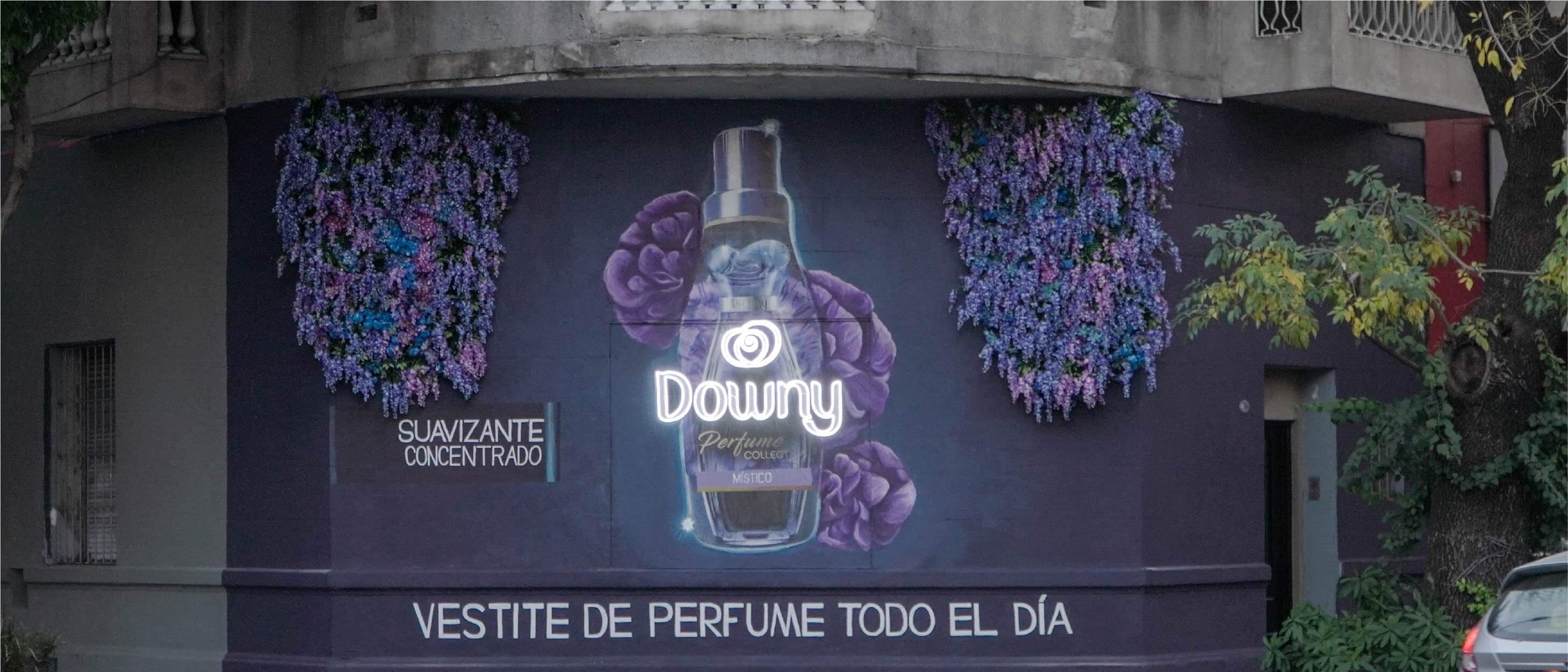 mural de Downy Sensorial