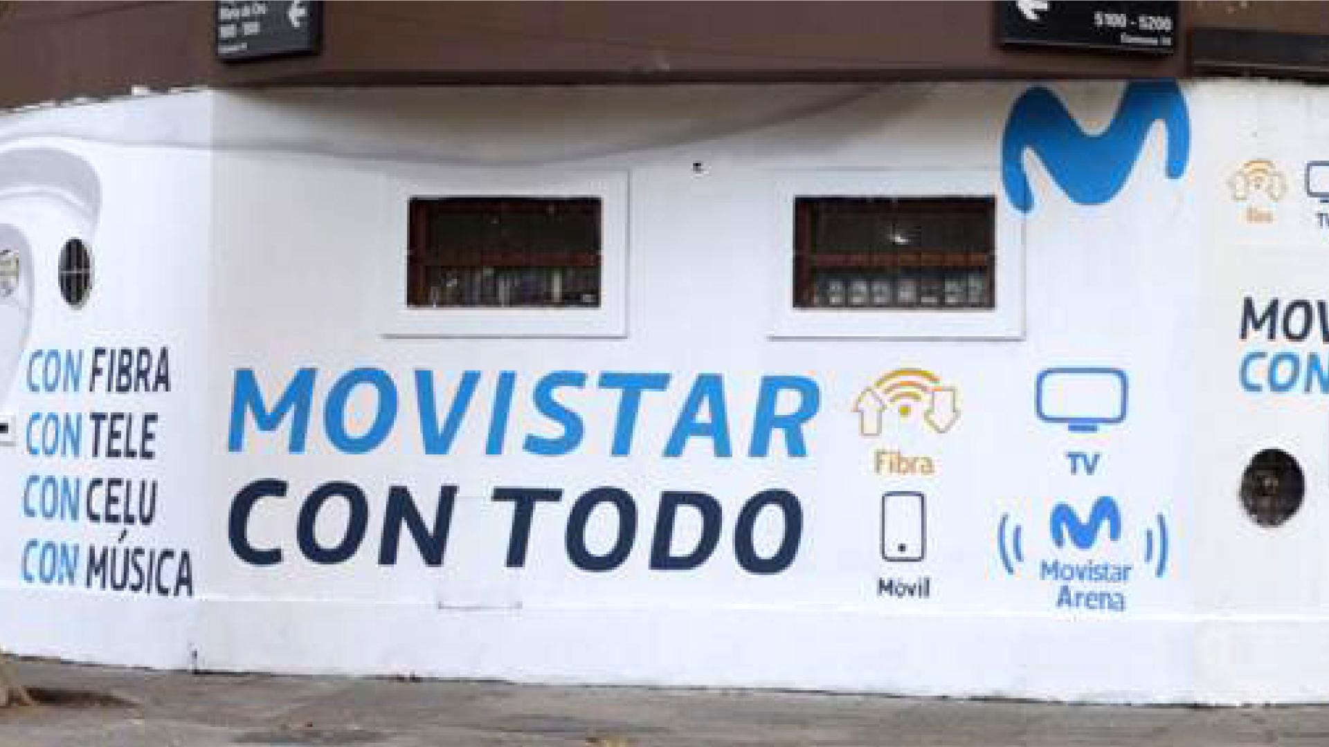 mural para Movistar