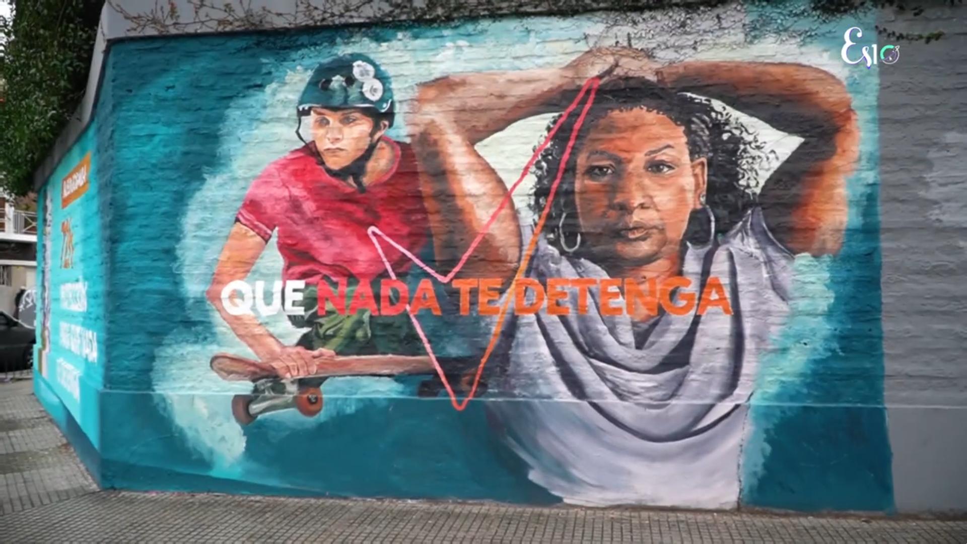 mural para Rexona