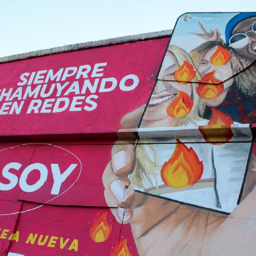 Mural Publicitario para Tuenti