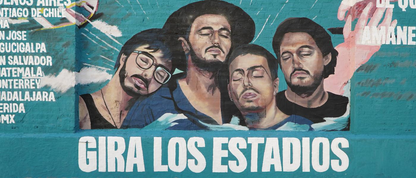 proceso de creación del mural